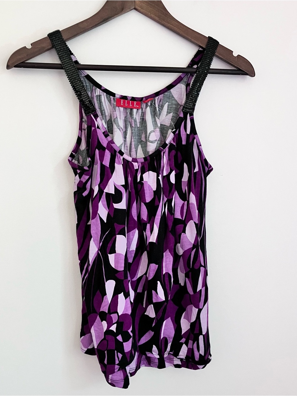 Elle Purple Print Tank Top
